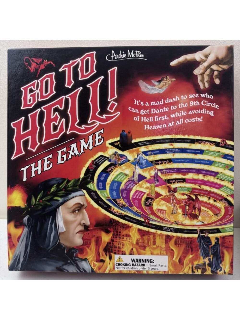 Archie McPhee Go to Hell! The Board Game Complete Open Box